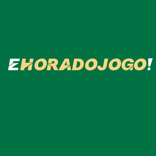 Logo da éHORADOJOGO!